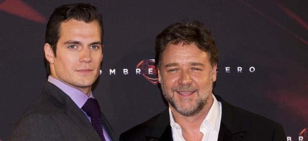 Henry Cavill, Russell Crowe