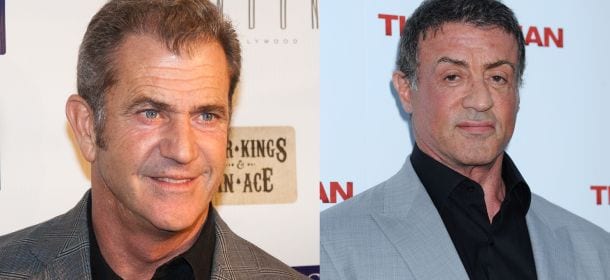 Mel Gibson e Sylvester Stallone