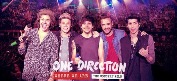 Box office Italia, One Direction: Where We Are - Il film concerto al primo posto