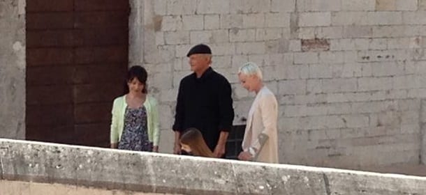 Don Matteo 10, Spoleto in festa: è arrivato Terence Hill con tutta la troupe