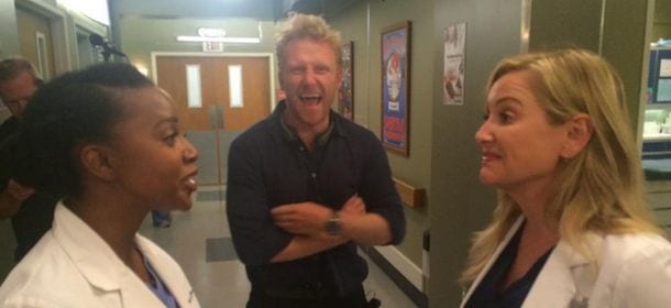 Grey's Anatomy 12, le prime foto dal set. Alex e Jo in crisi?