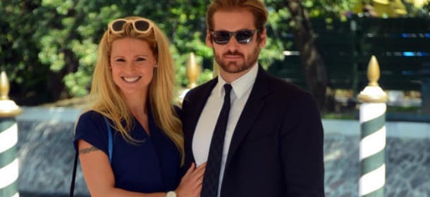 Venezia72, Michelle Hunziker e Tomaso Trussardi per il corto "Ancora un'altra storia"