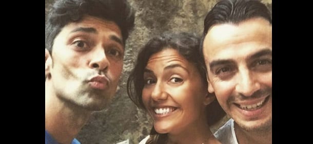 Troppo napoletano: Serena Rossi sul set con Gigi e Ross. Produce Alessandro Siani