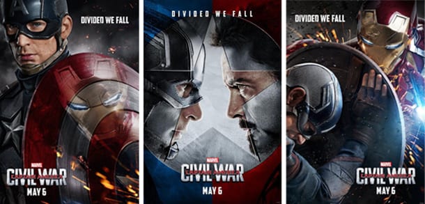 Captain America: Civil War, primo trailer e poster. La guerra ha inizio