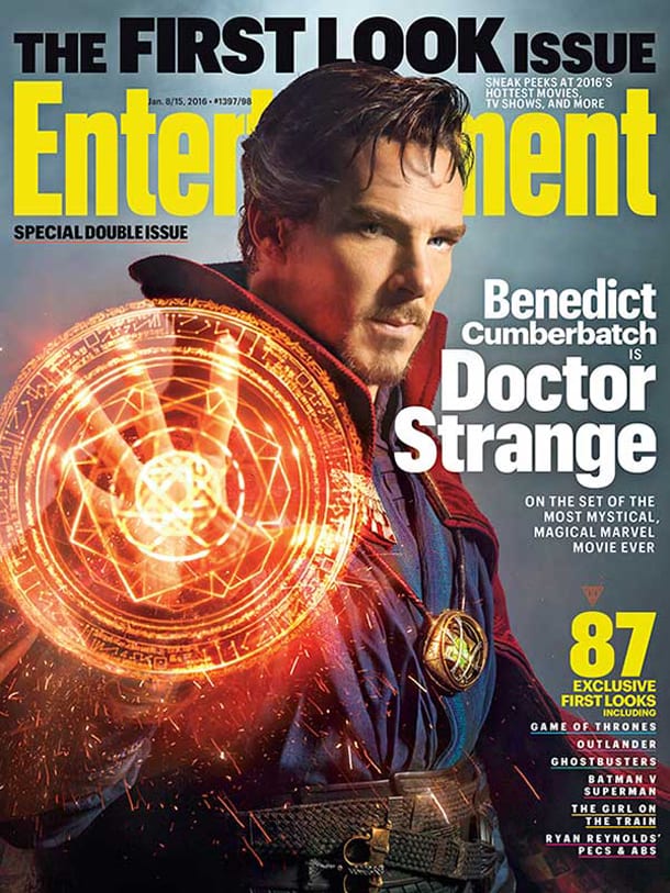 Doctor Strange: prima foto ufficiale di Bendict Cumberbatch in costume e le sue parole