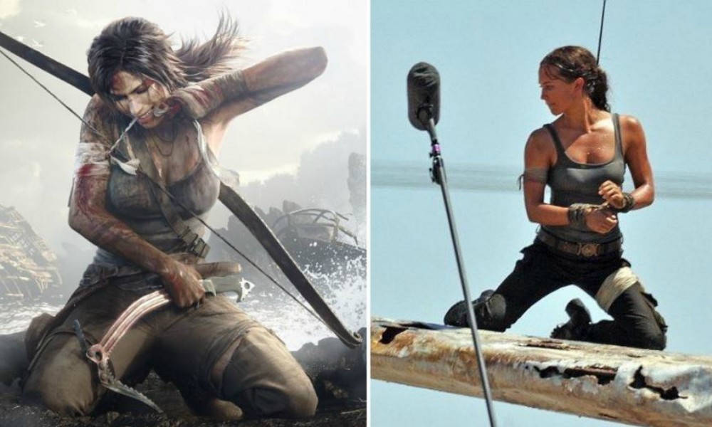 Tomb Rider: le prime foto di Alicia Vikander