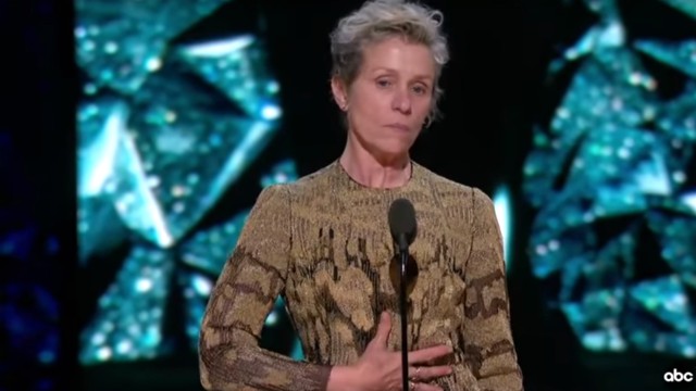 Oscar 2018: rubata la statuetta a Frances McDormand