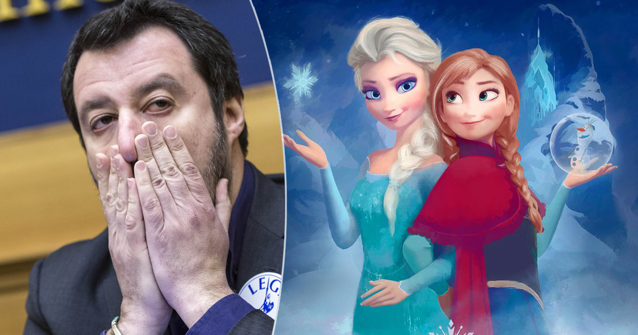 Salvini contro la Disney: "Non posso accettare che il mondo vada al contrario"