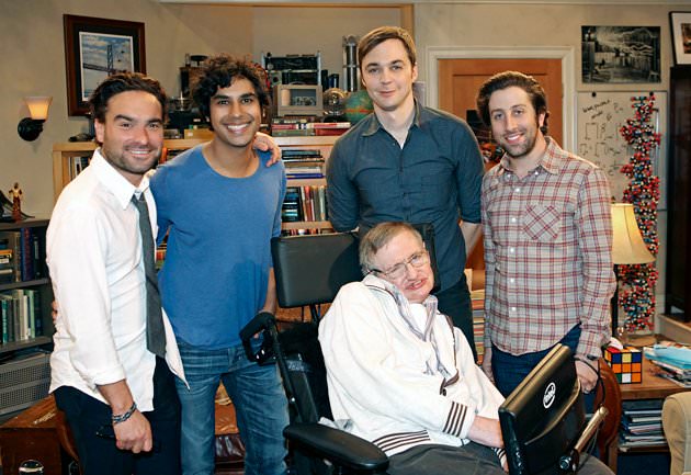 The Big Bang Theory: il commovente saluto del cast per Stephen Hawking [FOTO]