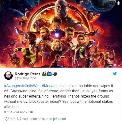 Avengers: Infinity War, le prime reazioni alla premiére del film [FOTO]