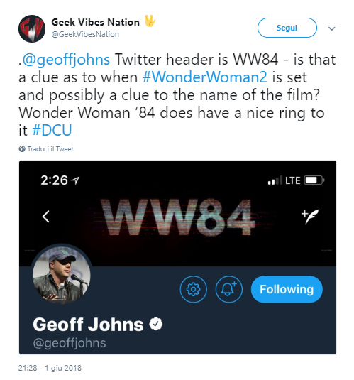 Wonder Woman 2: svelato il titolo del sequel? [FOTO]