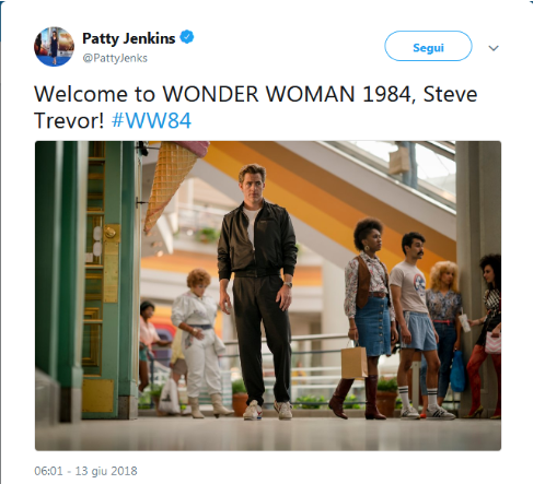 Wonder Woman 2: svelati il titolo, l'ambientazione e il ritorno di Steve Trevor [FOTO]