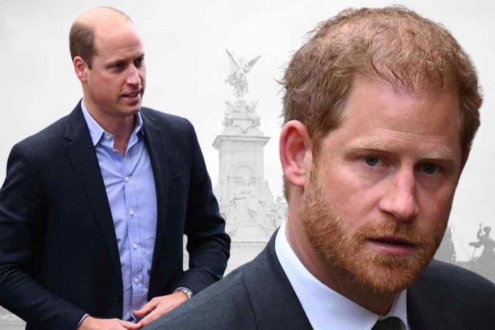 harry e il principe william, caduta dei capelli