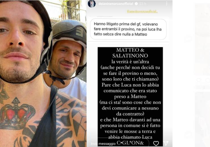 Uomini e Donne, Matteo e Luca: cosa è successo