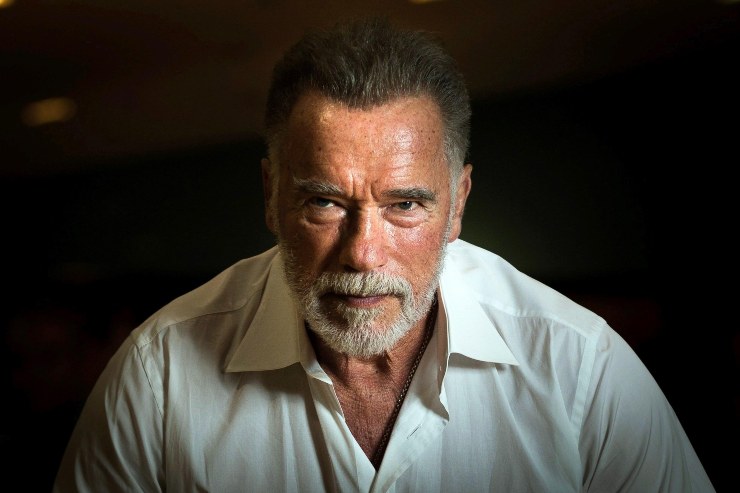 L'ex bodybuilder Arnold Schwarzenegger