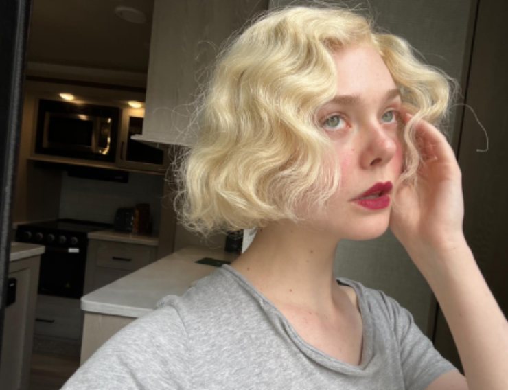 Elle Fanning capelli cambiamento