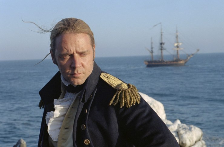 Russell Crowe, Jack Aubrey in Master & Commander 