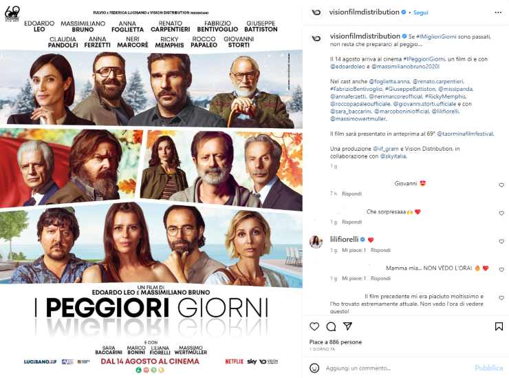 I peggiori giorni nuovo film