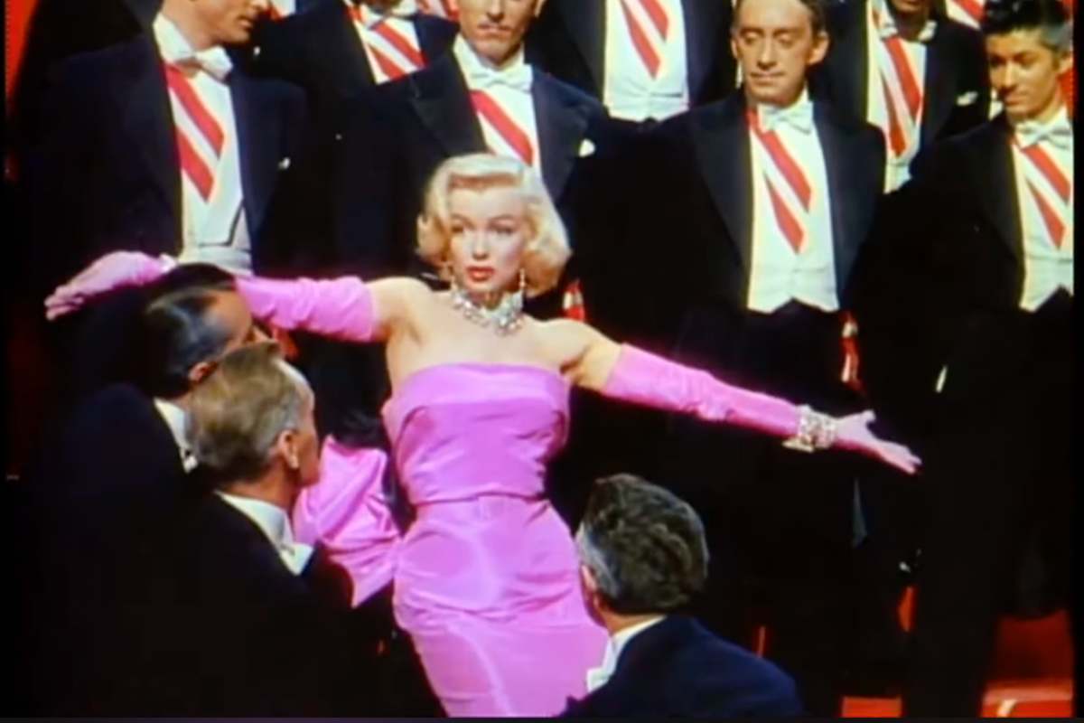 Marilyn Monroe in lacrime sul set