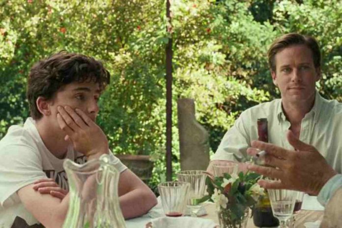 scena di chiamami col tuo nome film a tematica lgbtq su netflix