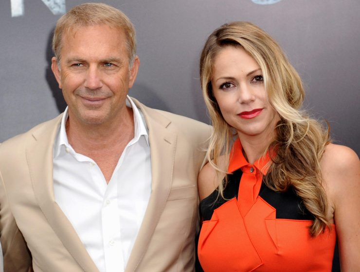 Kevin Costner in compagnia dell'ex moglie Christine Baumgartner 