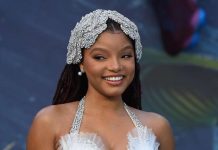 Halle Bayley, alias la sirenetta", alla presentazione del film della Disney