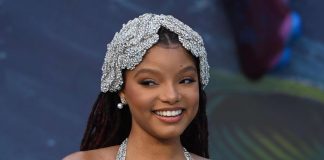 Halle Bayley, alias la sirenetta", alla presentazione del film della Disney