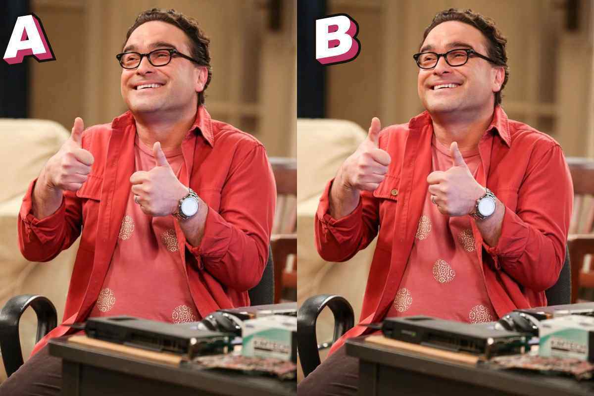 trova differenze the big bang theory