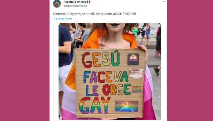 rita dalla chiesa infuriata per il pride roma