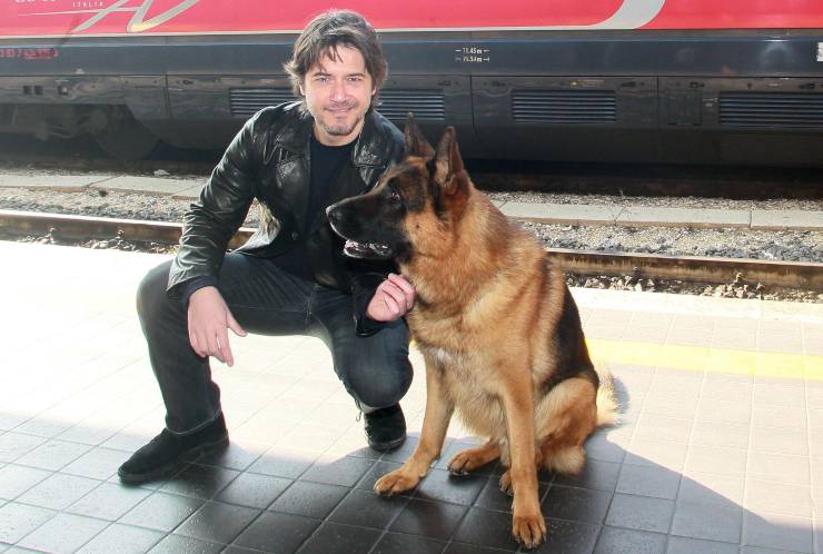 Ettore Bassi e il cane Rex
