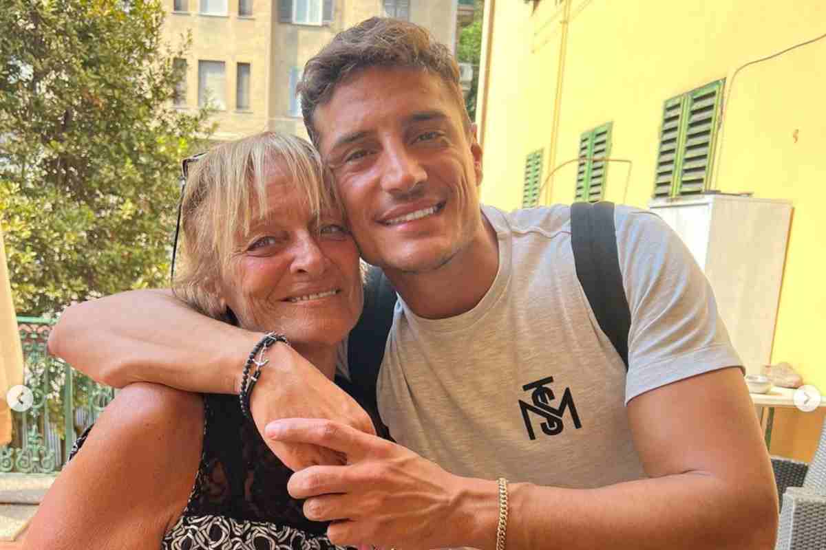 Gianluca Costantino con la mamma