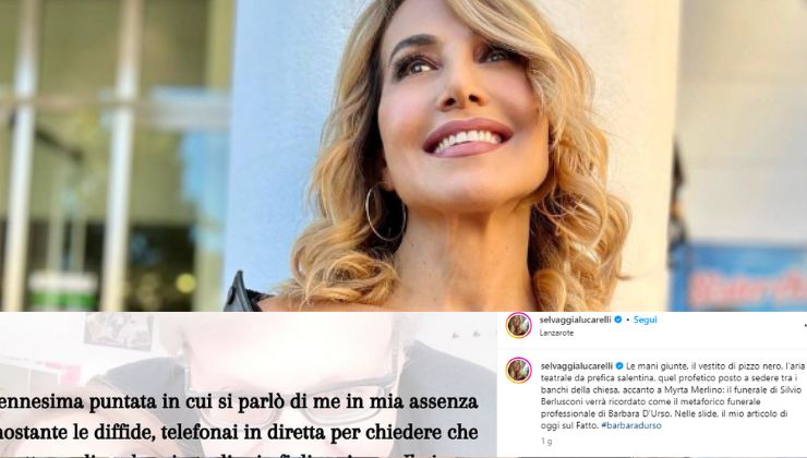 litigio barbara d'urso selvaggia lucarelli