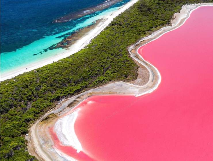 dove si trova il lago rosa