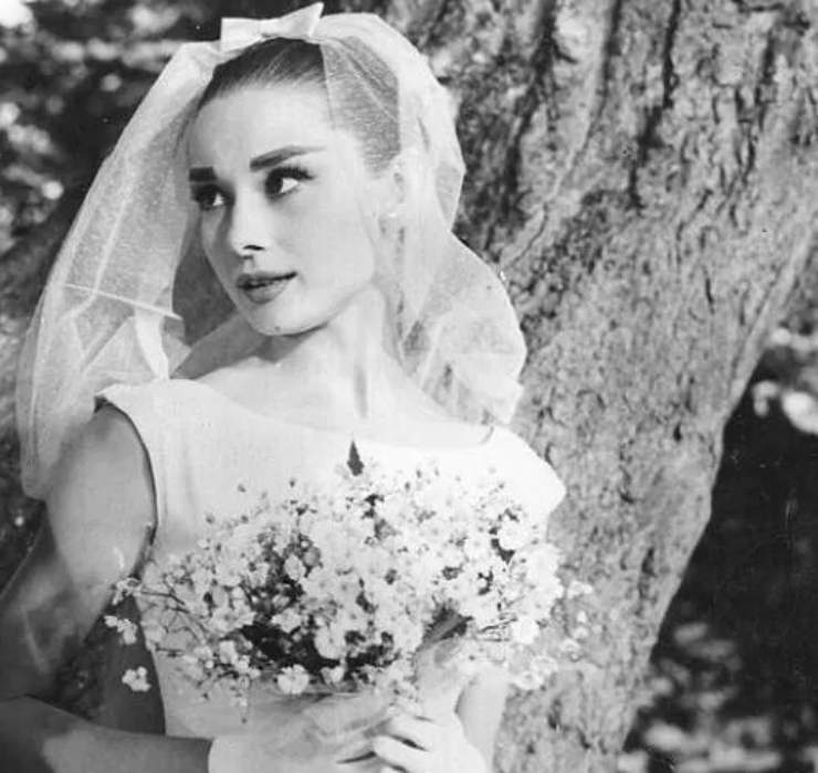 Abito da sposa di Audrey Hepburn