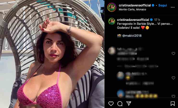 cristina d'avena bikini 