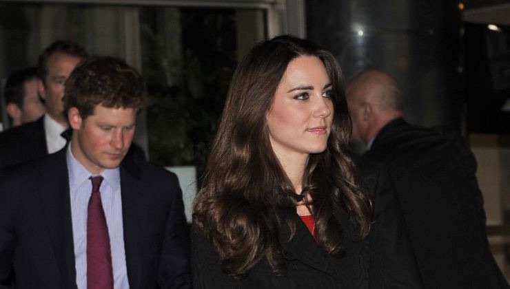 kate middleton con il principe harry