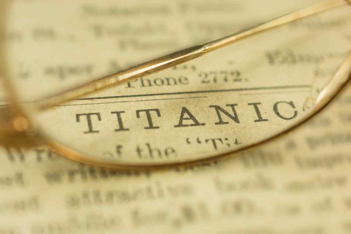 dal titanic sono stati recuperati gioielli, documenti e orologi