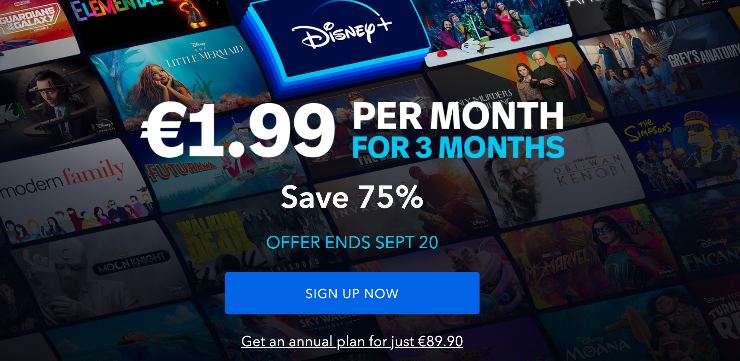 l'offerta di disney plus scade il 20 settembre