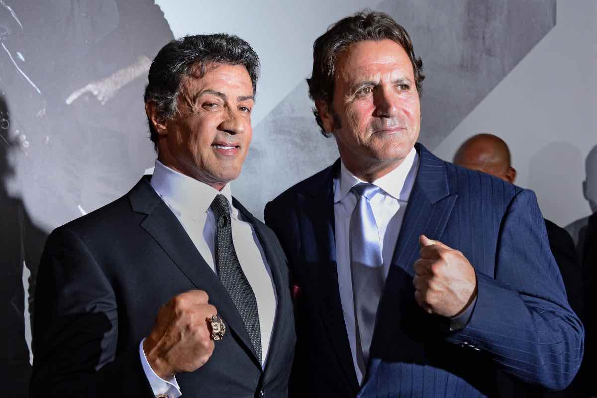 Sylvester Stallone in Italia con il fratello per un'occasione speciale