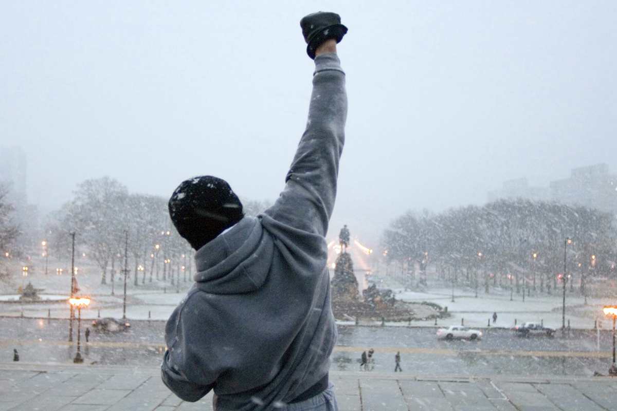 Una scena di Rocky