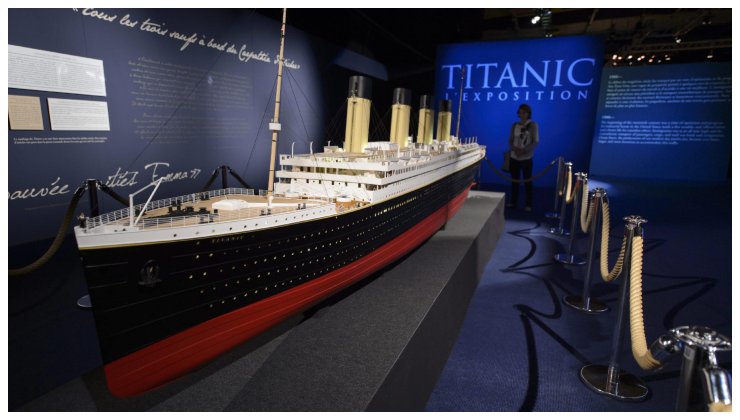 titanic mostra