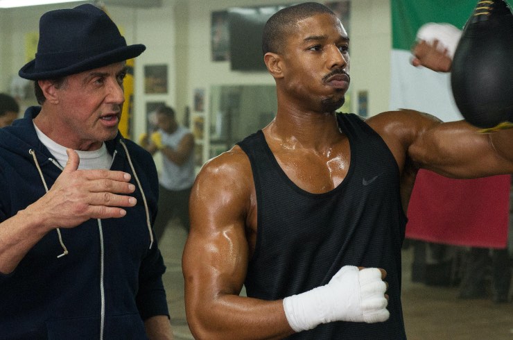 Stallone con Michael B Jordan in Creed