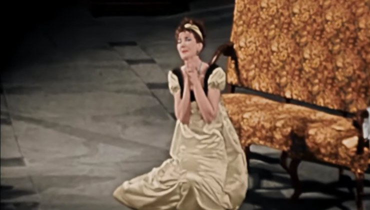 Una delle scene di "Callas Parigi 1958" 