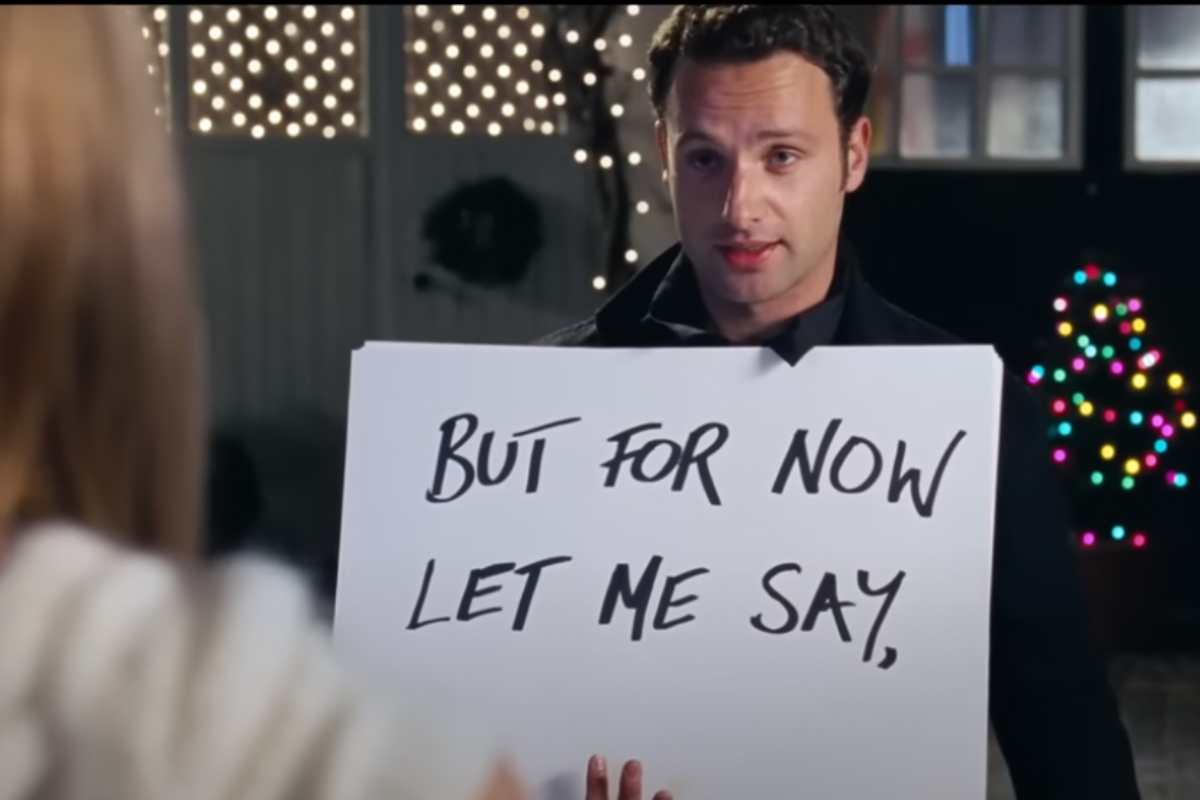 Love Actually cosa dicono i cartelli