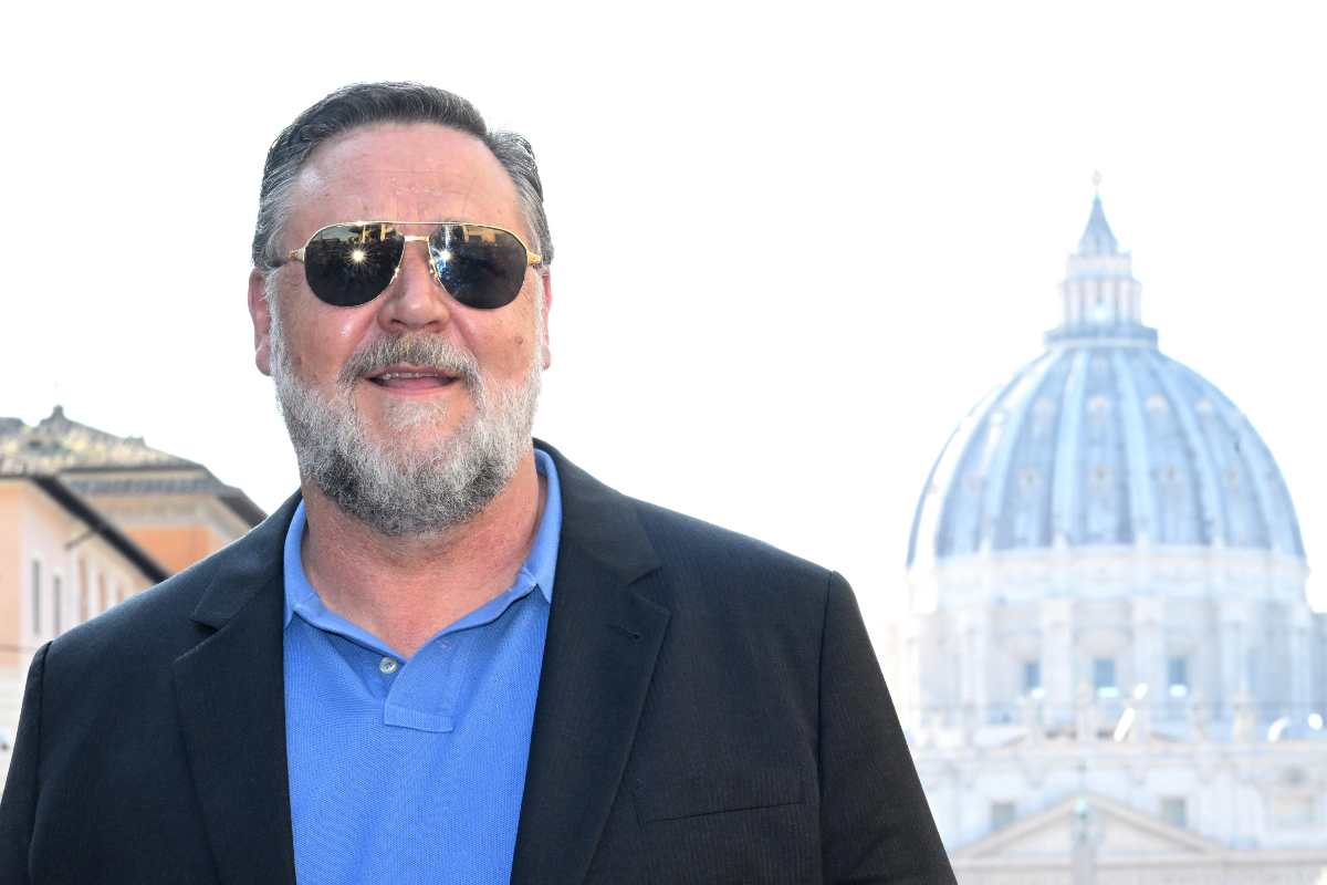 Russell Crowe a Sanremo