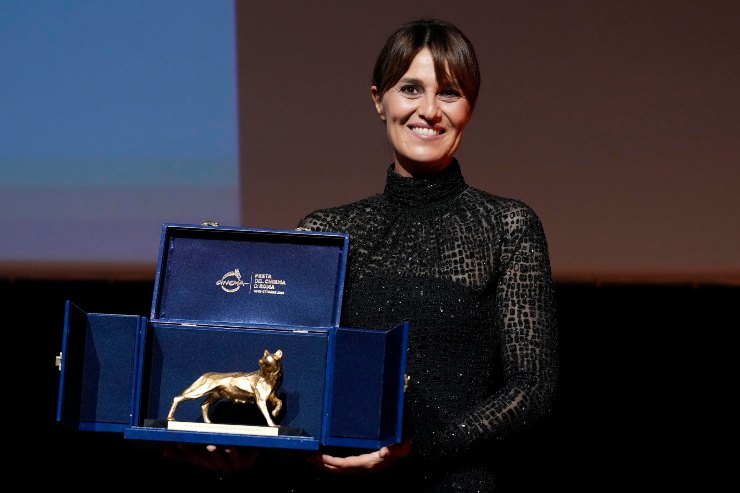 Paola Cortellesi al festival del cinema di Roma