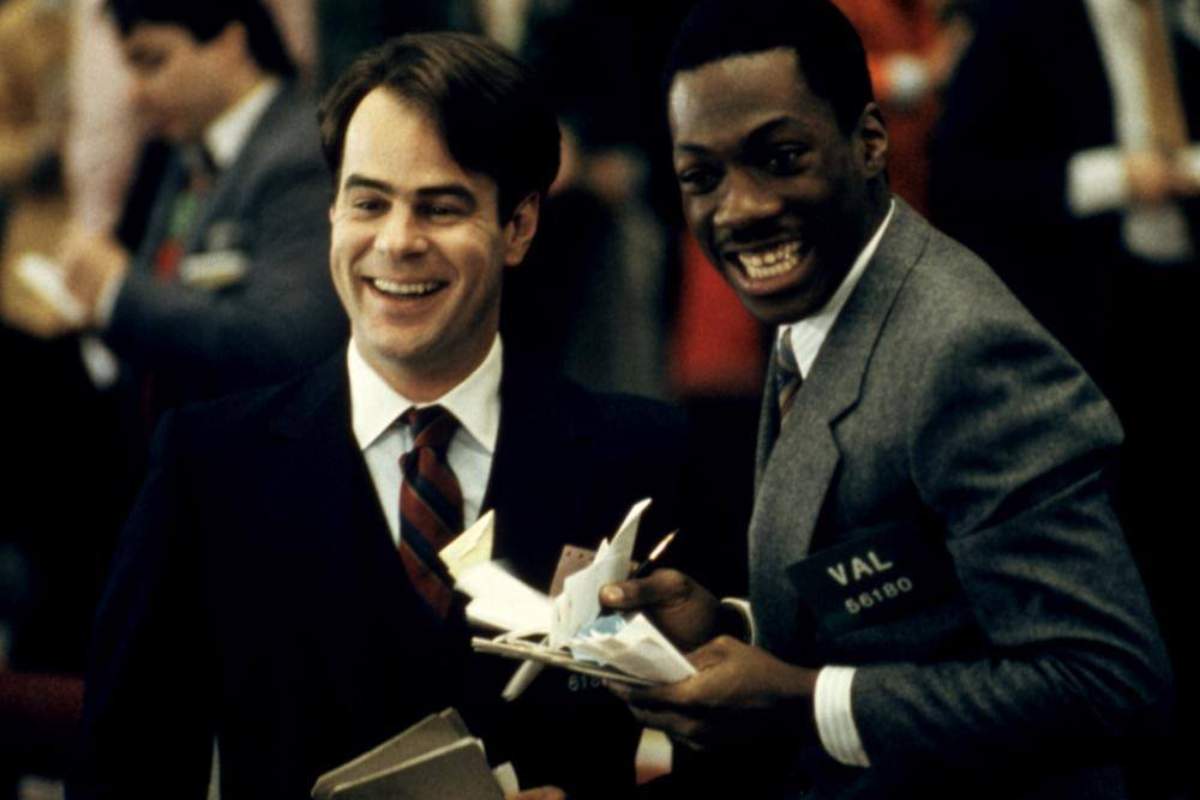 Una poltrona per due, con Dan Aykroyd e Eddie Murphy