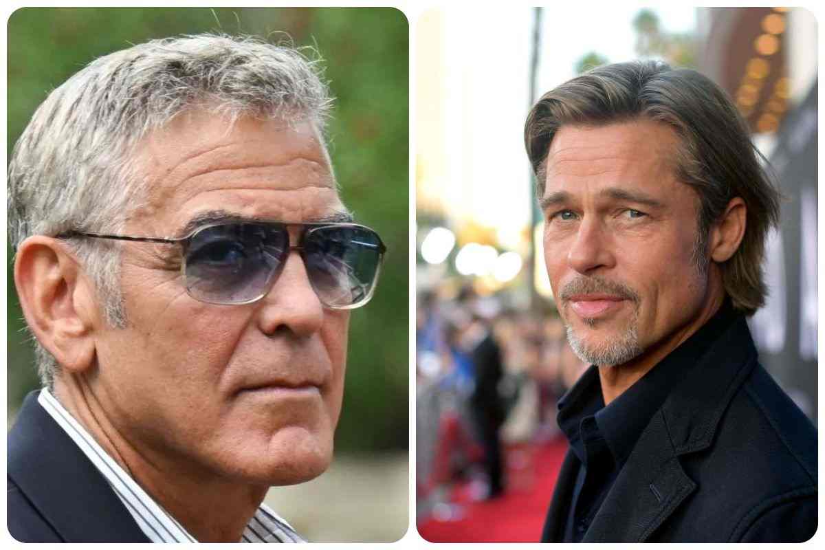George Clooney e Brad Pitt