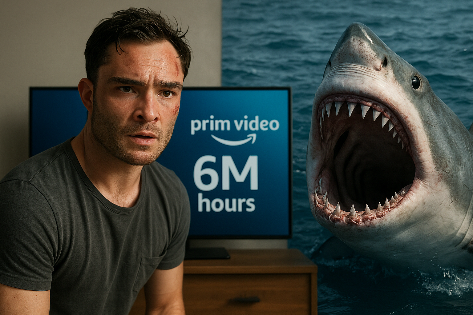 Deep Fear - Squali negli abissi: come un thriller a basso budget con Ed Westwick batte i blockbuster su Prime Video