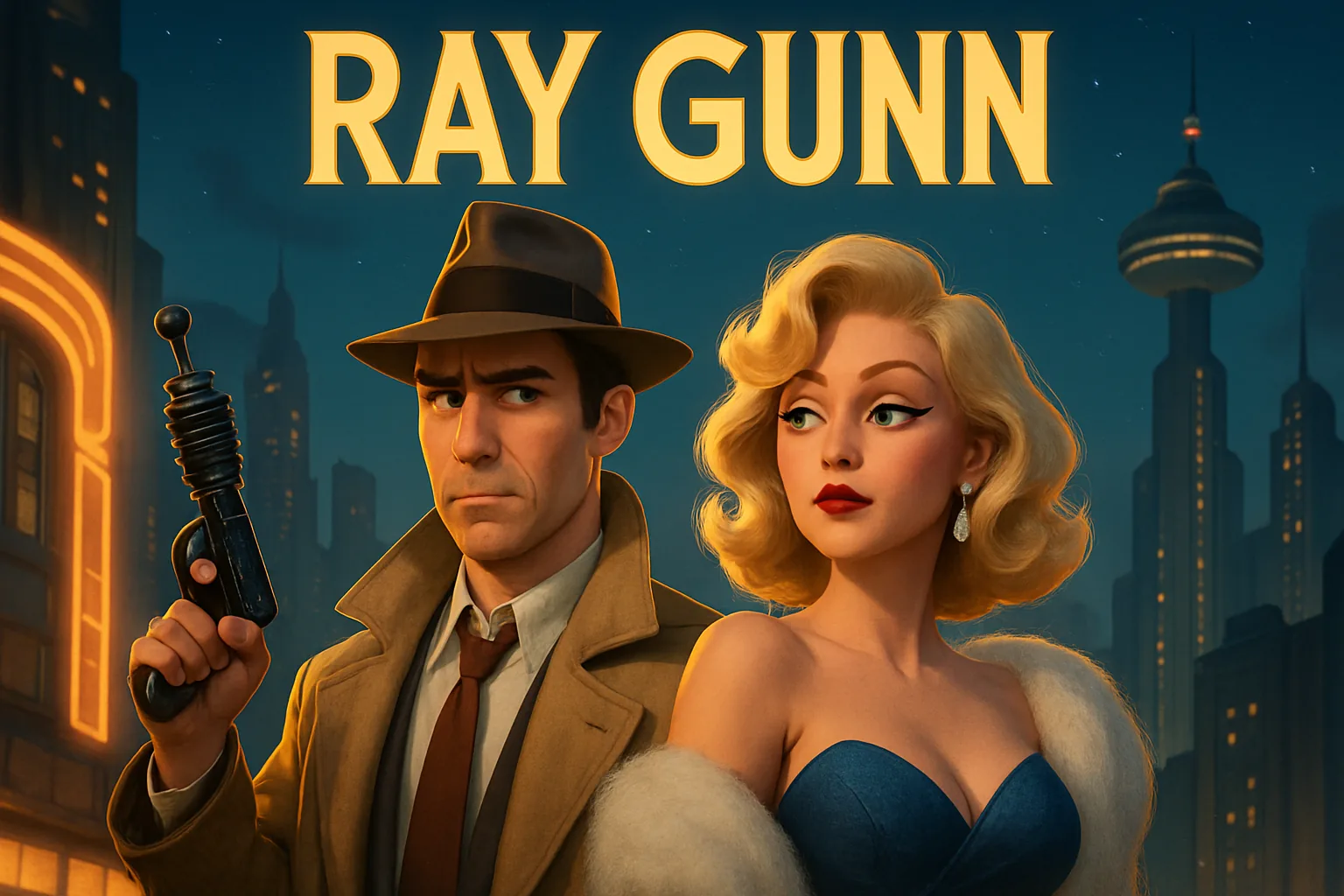 Ray Gunn di Brad Bird: il noir animato di Netflix tra Skydance e Tom Waits
